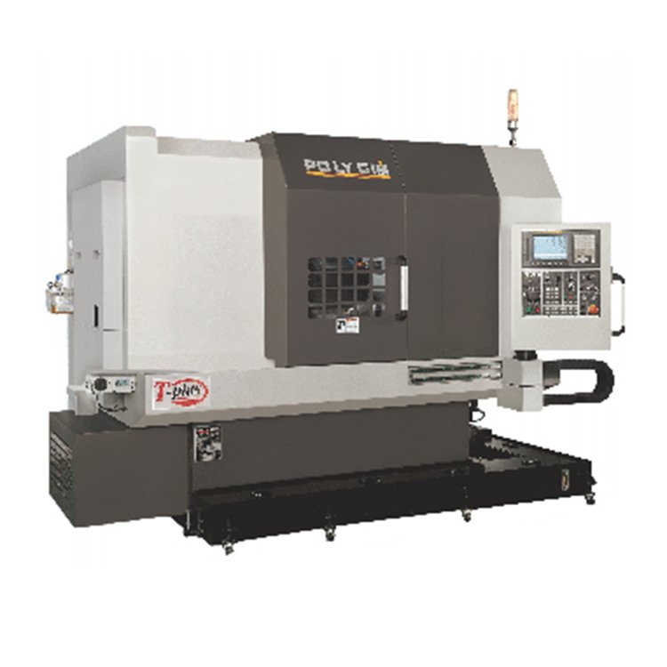 POLYGIM T-Plus 42/52/60 Dual Spindle Hard Rail Turn-Mill Compound CNC Lathe